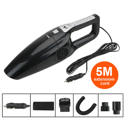 Handheld Car Vacuum Cleaner 12V 120W Wet & Dry Dual-Use