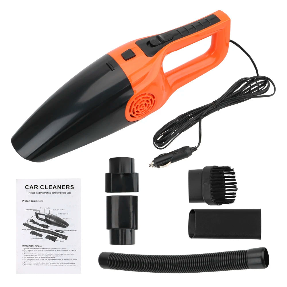 Handheld Car Vacuum Cleaner 12V 120W Wet & Dry Dual-Use